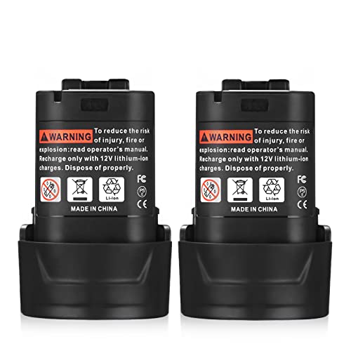 Batería-de-repuesto-Powerextra-de-iones-de-litio-de-10,8-V-y-3600-mAh,-compatible-con-Makita-BL1013-y-Makita-BL1014-(paquete-de-2)-(194550-6,-194551-4-y-195332-9)