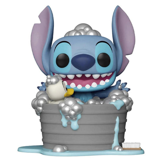 Funko Disney Pop! Deluxe Figura de Vinilo Stitch in Bathtub