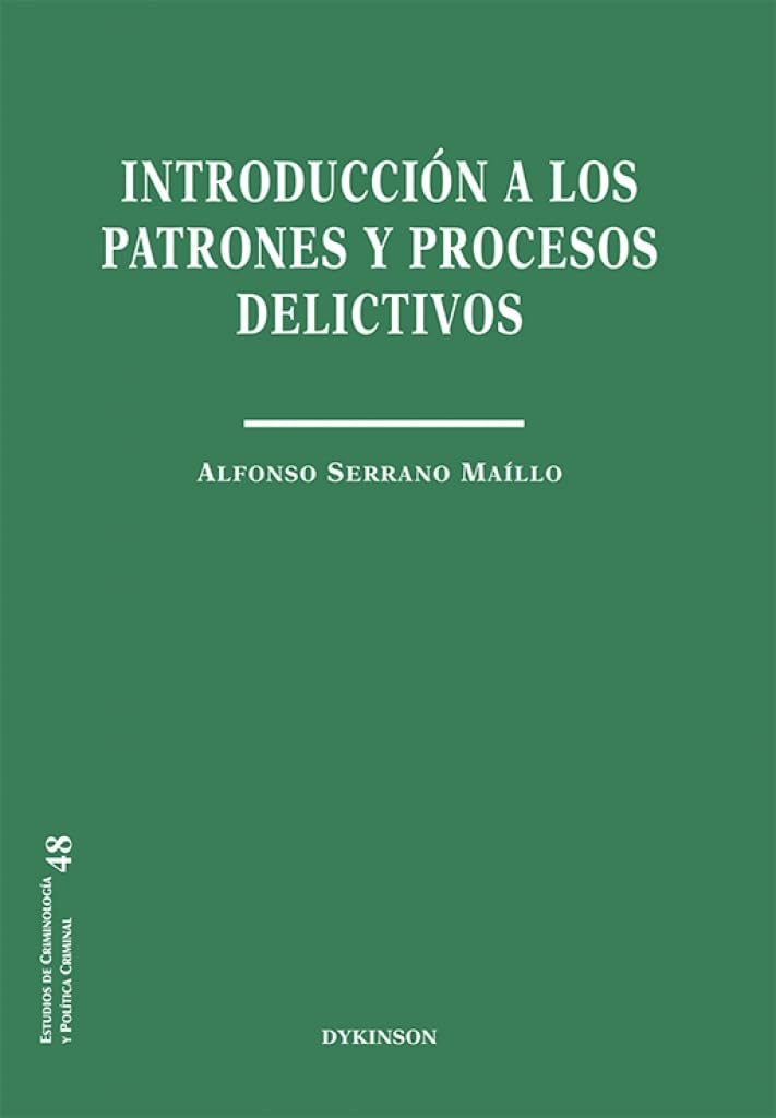 Libro: Introducción a los patrones y procesos delictivos