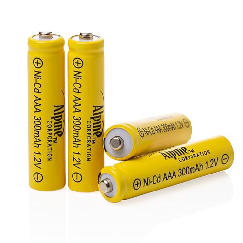 Pilas-recargables-de-repuesto-AAA-Ni-CD-de-Alpine-Corporation-para-luces-solares-de-jardín-(juego-de-4)