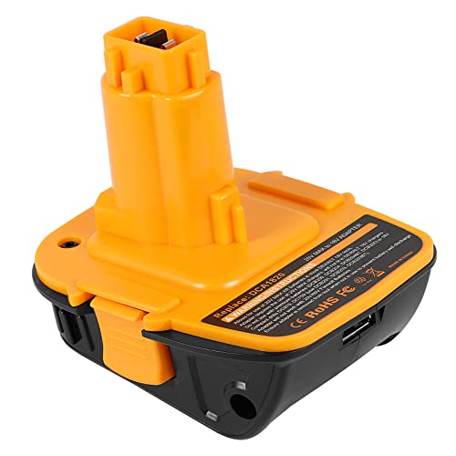 Adaptador-de-batería-de-repuesto-DCA1820-para-herramientas-Dewalt-de-18-V.-Convierte-baterías-de-litio-de-18-V/20-V-en-baterías-de-NiCad/NiMH.-Permite-usar-la-batería-con-taladros-y-cargadores-de-níquel.