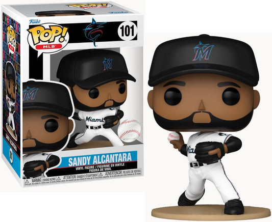Funko Pop Marlins - Sandy Alcantara - MLB - Baseball Coleccionable Figura de Vinilo