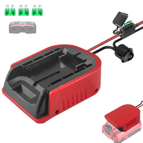 Adaptador-de-batería-EID-para-Power-Wheels,-compatible-con-Craftsman-de-20-V-con-conector-de-cable,-cable-calibre-14,-fusible-de-30-A,-ideal-para-bricolaje,-coches-RC,-robótica,-camiones-RC-y-luces-de-trabajo-(sin-batería).