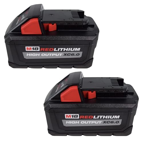 Batería-de-iones-de-litio-MilwaukeeTool-48-11-1862-M18-de-alto-rendimiento,-6,0-Ah-(paquete-de-2)