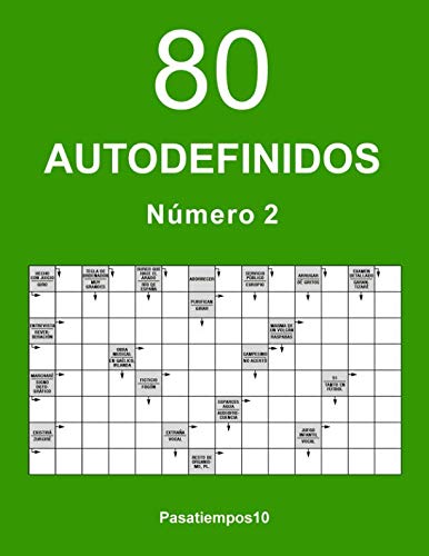 Libro: 80 Autodefinidos Número 2 (Spanish Edition)
