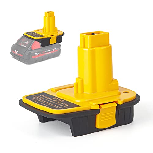 Convertidor-DM18D-para-adaptador-de-batería-DeWalt-de-18-V-a-20-V,-para-baterías-Milwaukee-M18-de-18-V,-conversión-a-DC9096,-compatible-con-herramienta-inalámbrica-DeWalt-XRP-de-18-V-y-níquel-cadmio,-versión-mejorada-de-DCA1820,-con-puerto-USB.