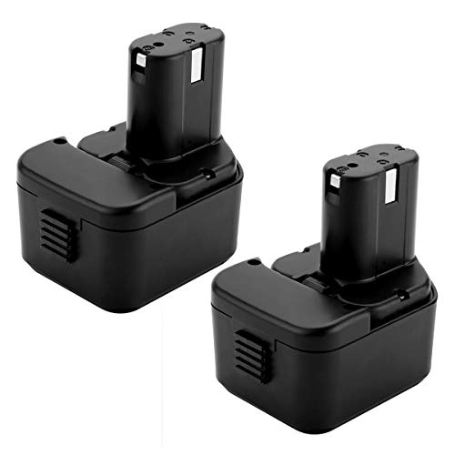 Shentec---Batería-de-repuesto-mejorada-(2-unidades,-3,5-Ah,-12-V),-compatible-con-Hitachi-EB1214S,-324360,-EB1212S,-EB1214L,-EB1220BL,-EB1220HL,-EB1220HS,-EB1220RS,-EB1222HL,-EB1226HL,-EB1230HL,-EB1230R,-EB1230X-(Ni-MH)