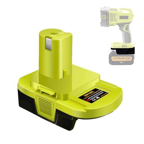 Adaptador-de-batería-DM18RL-para-Dewalt-y-Milwaukee-a-Ryobi.-Convierte-baterías-de-litio-Dewalt-de-20-V-a-Ryobi-P105,-P107-y-P108-de-18-V-con-carga-USB-de-5-V-y-2,1-A.