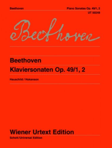 Libro: Beethoven: Piano Sonatas, Op. 49