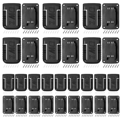 Portaherramientas-KETTKEL-30pas-y-soporte-de-batería-para-Dewalt-20v,-soporte-de-pared-para-taladro-a-batería,-estante-de-almacenamiento-para-Milwaukee-M18-(negro)
