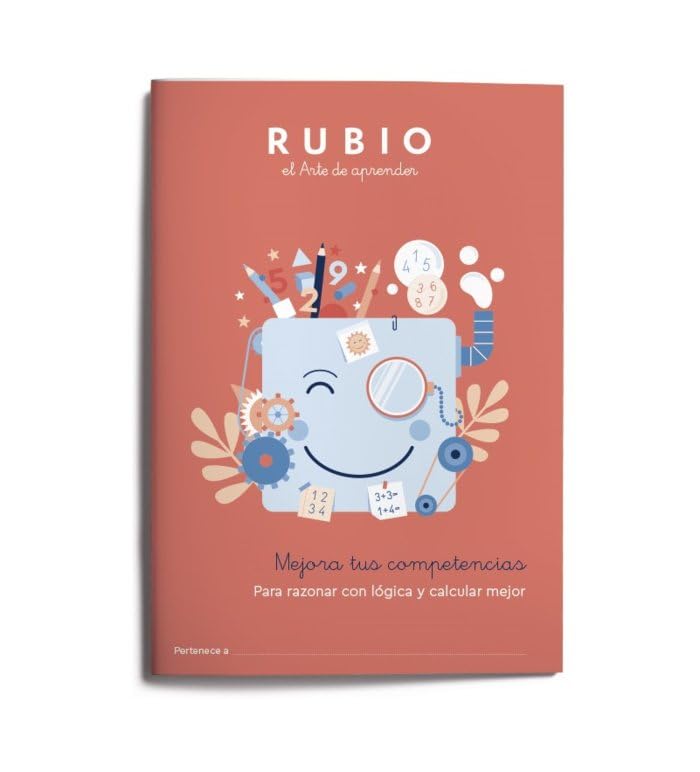 Libro: Mejora tus competencias. Para razonar con lógica y calcular mejor RUBIO | +7 años | Cuaderno para mejorar el aprendizaje y la comprensión matemática: 4