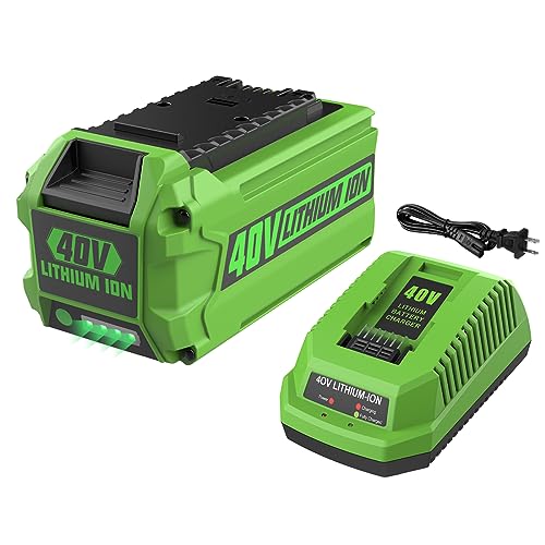 Reemplazo-Powilling-40-V-6,5-Ah-29462-29472-para-batería-Greenworks-de-40-V-y-cargador-29482,-compatible-con-la-batería-Greenworks-G-MAX-20202-29252-22262