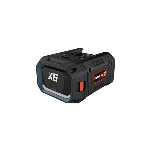 SENIX-X6-60-V-máx.*-Batería-de-iones-de-litio-de-4-Ah.-Herramientas-inalámbricas-para-césped-y-jardín-de-60-V-máx.*,-sin-desvanecimiento,-luces-indicadoras-de-batería-(B40X6)