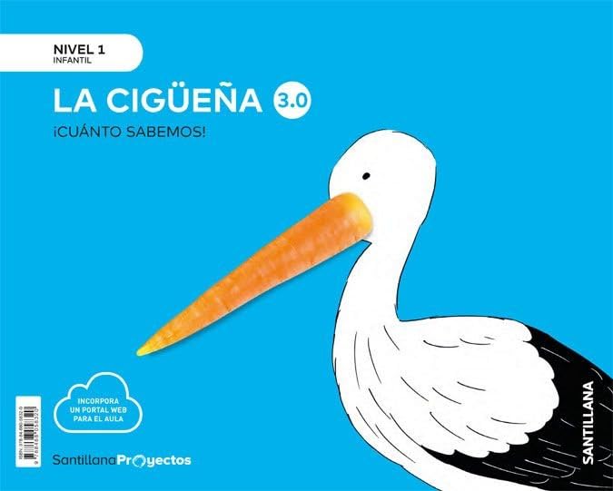 Libro: CUANTO SABEMOS NIVEL 1 LA CIGUEÑA 3.0