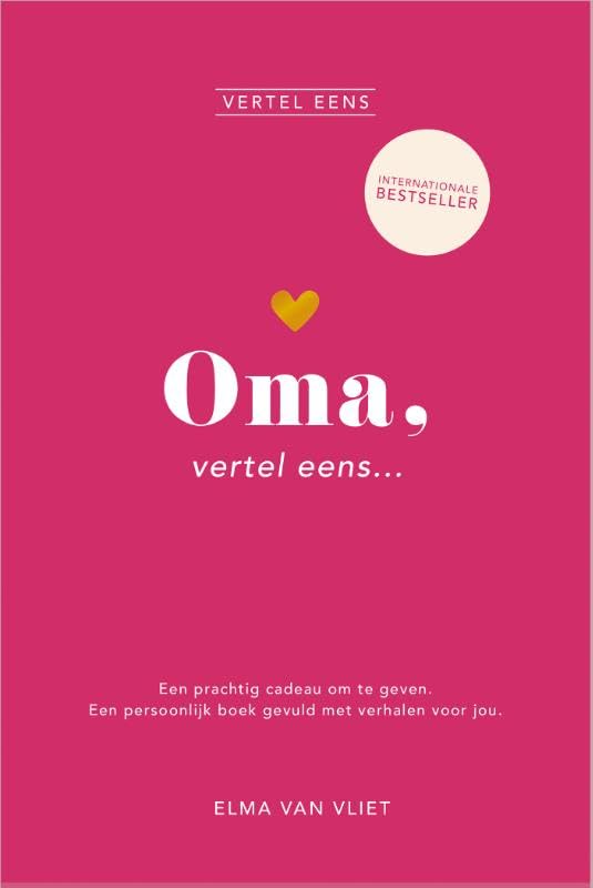 Libro: Oma, vertel eens: Een prachtig cadeau om te geven. Een persoonlijk boek gevuld met verhalen voor jou