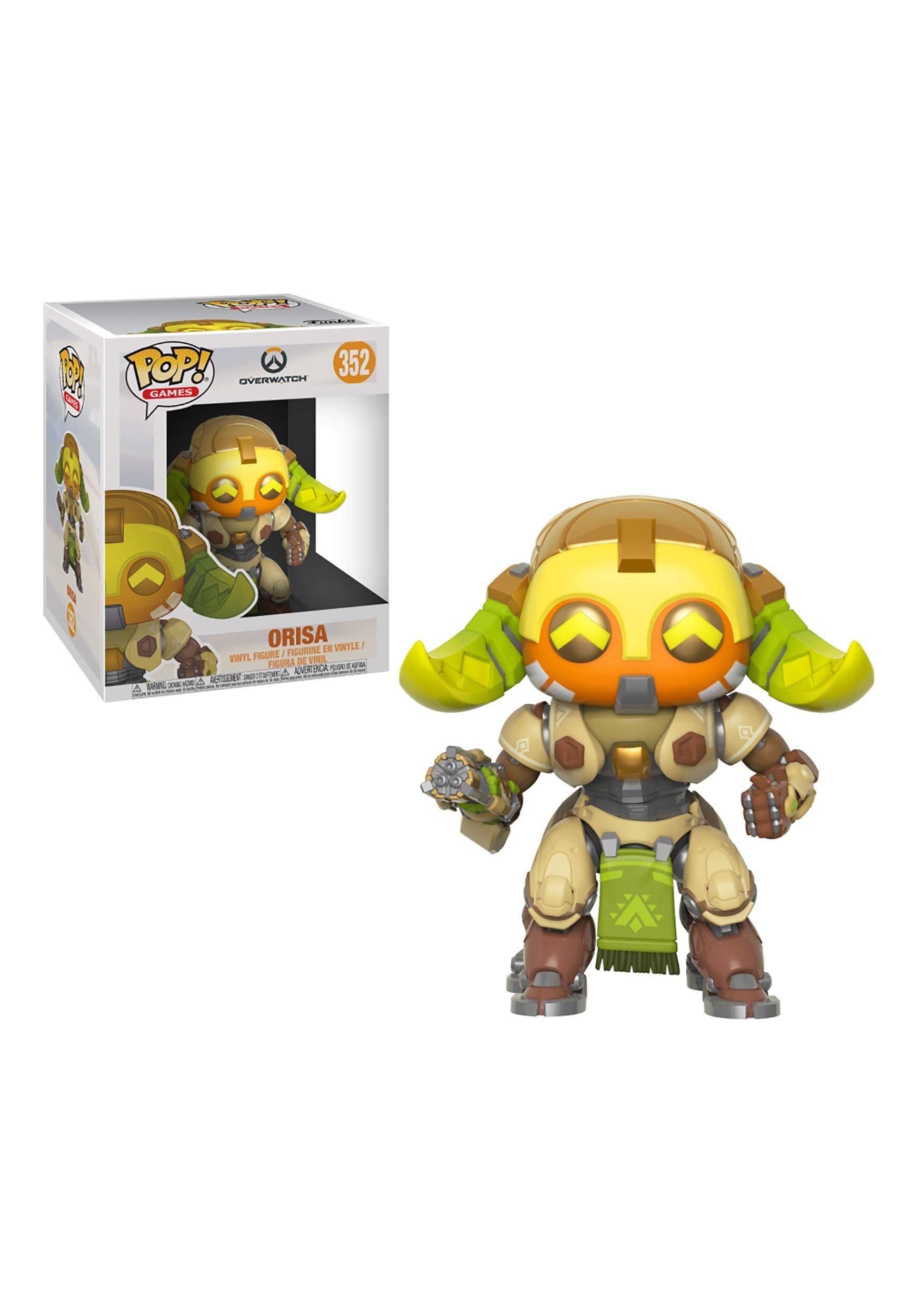 Funko Pop Games: Overwatch - 6" Orisa Collectible Figura, Multicolor