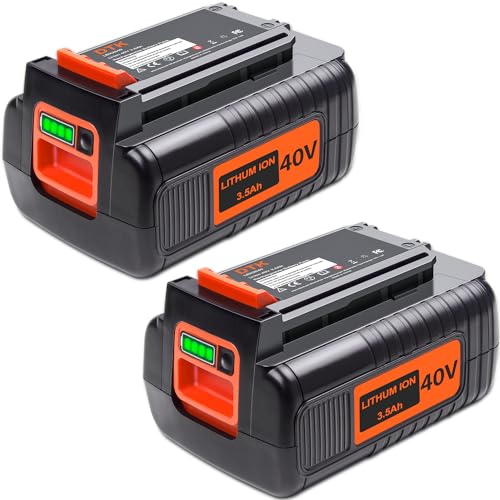 Batería-de-iones-de-litio-de-40-V-y-3,6-Ah-para-Black-and-Decker-LBX2040-LBX36-LBXR36-LBXR2036-LST540-LST136W-(2-unidades)