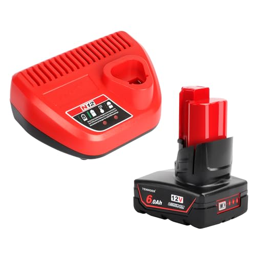 Kit-de-inicio-de-cargador-de-batería-TENMOER-de-12-V-y-6-Ah-para-herramientas-de-batería-Milwaukee-de-12-V