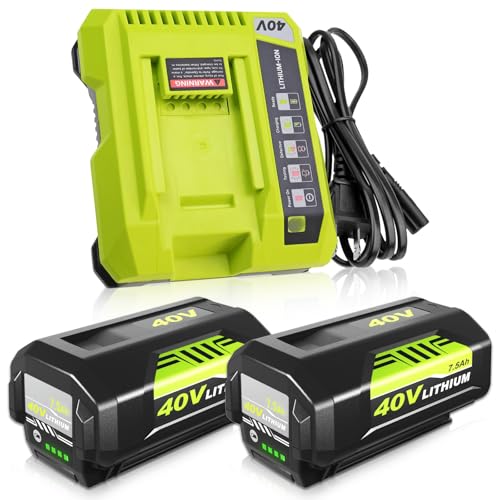 Paquete-de-2-baterías-de-litio-OP4026-de-7500-mAh-y-cargador-combinado-para-Ryobi-de-40-V,-compatibles-con-las-baterías-Ryobi-OP4050A,-OP40601,-OP4026A,-OP4040,-OP4030,-OP4050,-OP4015,-OP40261-y-OP40201-(verde).