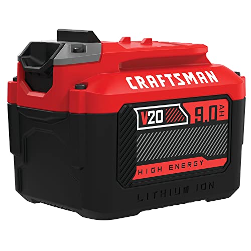 Batería-de-iones-de-litio-CRAFTSMAN-V20-para-herramientas-eléctricas,-9-Ah,-indicador-de-carga-LED-(CMCB209)