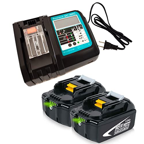 2-baterías-BL1850B-de-18-V-y-5-Ah-con-cargador-DC18RC-de-3-Ah,-compatibles-con-Makita-LXT400,-BL1860B,-BL1830B-y-BL1850B-de-18-V.