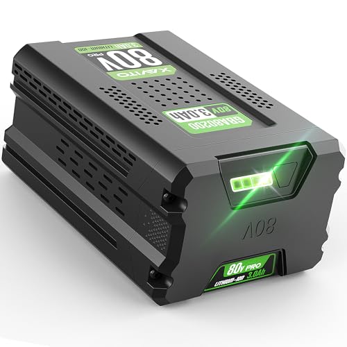 Batería-de-repuesto-XAVITO-para-Greenworks-de-80-V-(3000-mAh),-compatible-con-herramientas-eléctricas-Greenworks-de-80-V.-Duración-mejorada:-3-veces-más-tiempo.-Reemplaza-la-batería-Greenworks-Pro-de-80-V-(GBA80200-y-GBA80300).