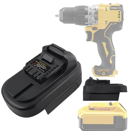 Adaptador-de-batería-para-DeWalt-y-Milwaukee-a-Dewalt-de-12-V.-Úselo-para-herramientas-eléctricas-inalámbricas-Dewalt-de-12-V-(solo-adaptador).
