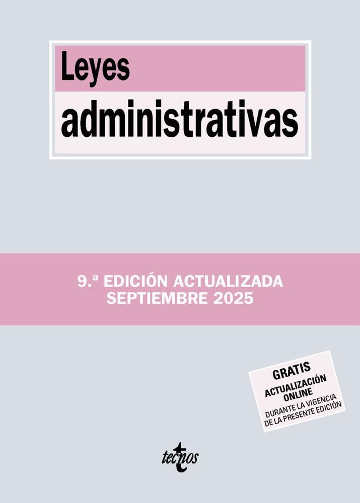 Libro: Leyes administrativas (Derecho - Biblioteca de Textos Legales)