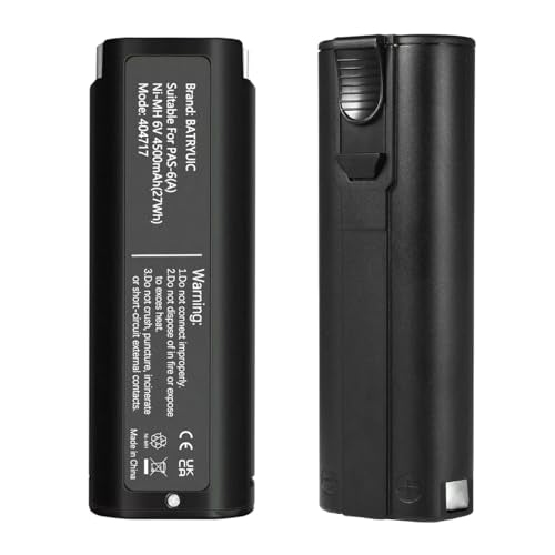 Batería-Ni-MH-de-6-V-y-4500-mAh-mejorada-(paquete-de-2)-compatible-con-la-clavadora-inalámbrica-Paslode-de-6-V-404717-B20544E-BCPAS-404717-404400-900420-900600-901000-902000-B20720-CF-325-IM200-F18-IM250-IM350A-PS604N