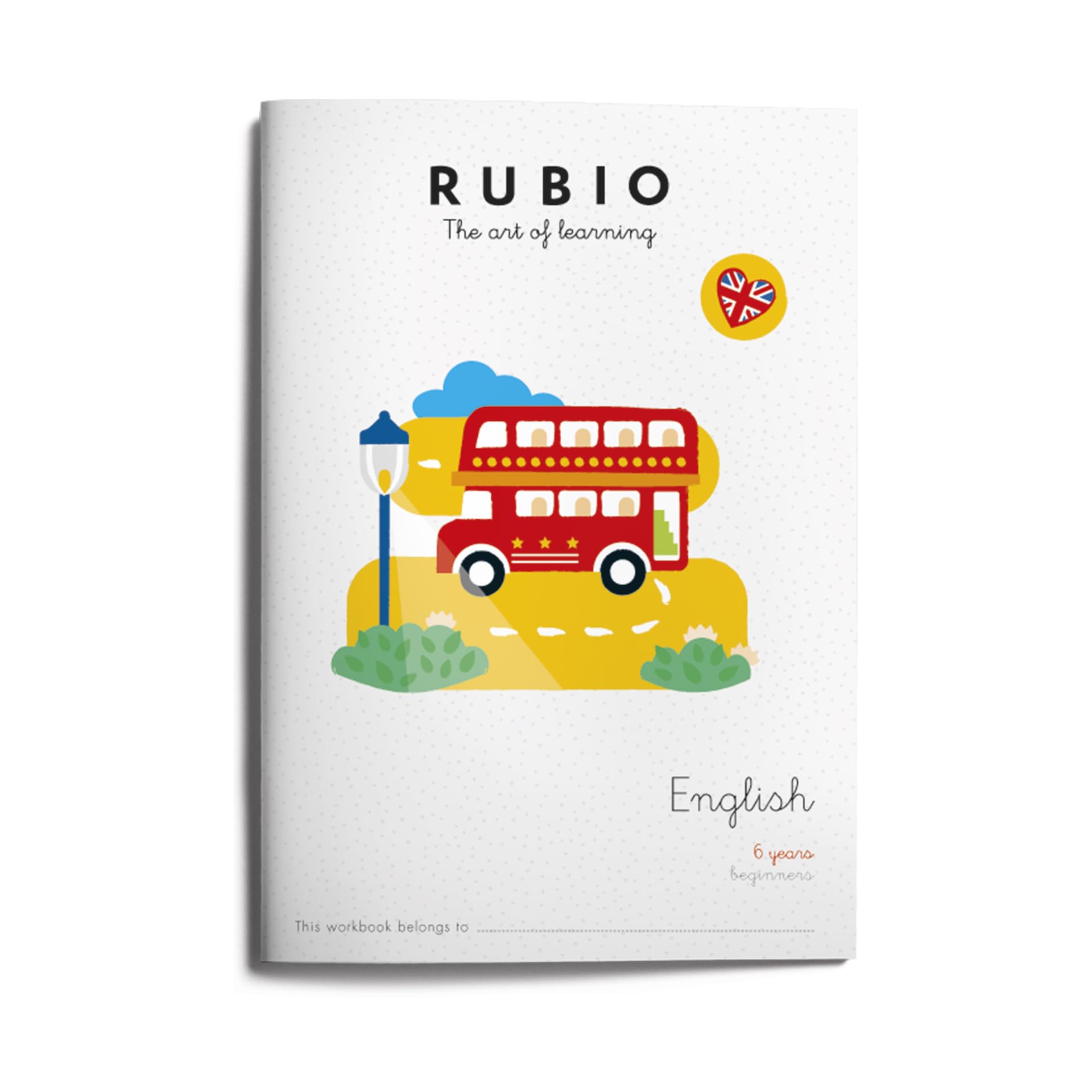 Rubio English 6 years beginners | Vocabulario de: El niño y su entorno; Descripciones personales; La familia; Los animales; Los números del 1 al 20; El cuerpo; La ropa; La casa; La comida