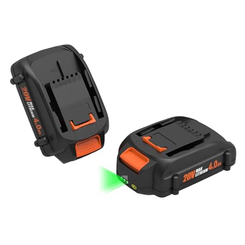 Energup-2Pack-4.0Ah-WA3525-Reemplazo-para-Worx-20V-Batería-PowerShare-para-WA3520-WA3525-WA3575-WG890-WG891-para-20Volt-Worx-Baterías-20V
