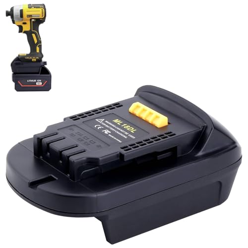 Adaptador-de-batería-Kotoate-ML18DL-compatible-con-herramientas-inalámbricas-Dewalt-de-20-V.-Adaptador-compatible-con-batería-Mil-Waukee-M-18-de-18-V-para-reemplazar-baterías-de-litio-Dewalt-Max-de-20-V.