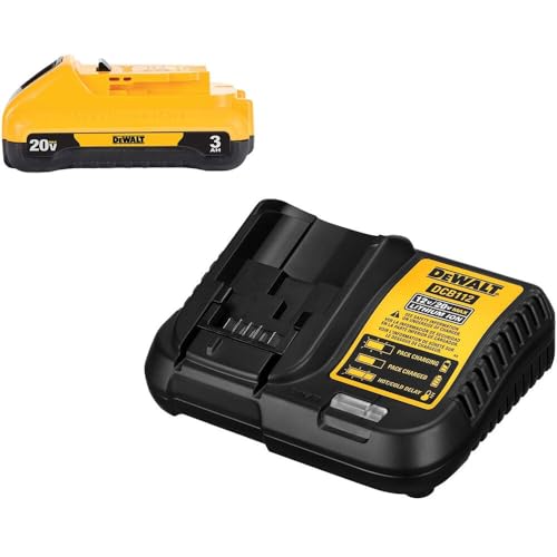 Batería-DEWALT-20V-MAX-con-cargador,-3-Ah,-autonomía-extralarga-(DCB230C)