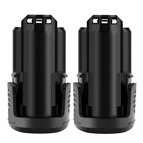 Batería-de-repuesto-Shentec-de-12-V-y-3-Ah-(paquete-de-2)-compatible-con-Dremel-B812-01,-B812-02-y-B812-03.-Compatible-con-herramientas-eléctricas-rotativas-y-oscilantes-Dremel-de-12-V:-Dremel-8200,-8220-y-8300.