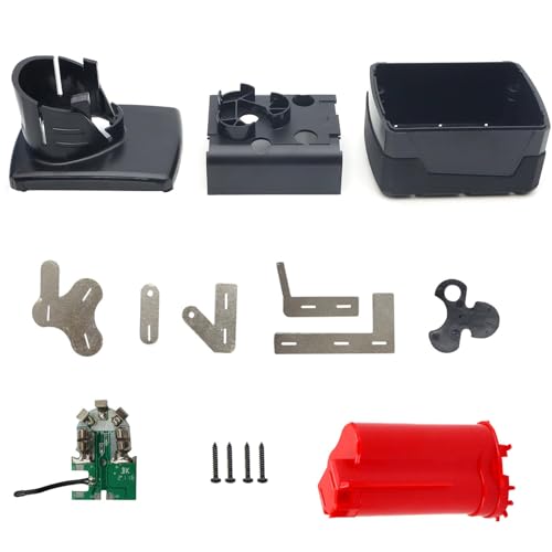 Reemplazo-de-carcasa-de-batería-Askoteck-para-Milwaukee-M12-de-9-Ah-y-9,5-Ah,-kit-de-reparación-y-reconstrucción-de-batería-rota,-carcasa-de-plástico,-kit-de-bricolaje-para-batería-nueva
