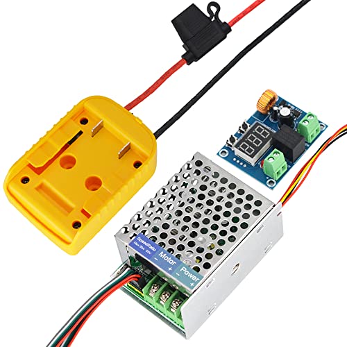 Adaptador-de-batería-IRONFACE-para-rueda-de-potencia-con-controlador-de-velocidad-y-placa-de-protección-de-bajo-voltaje-para-batería-DeWalt-de-18-V-y-20-V-(versión-2)