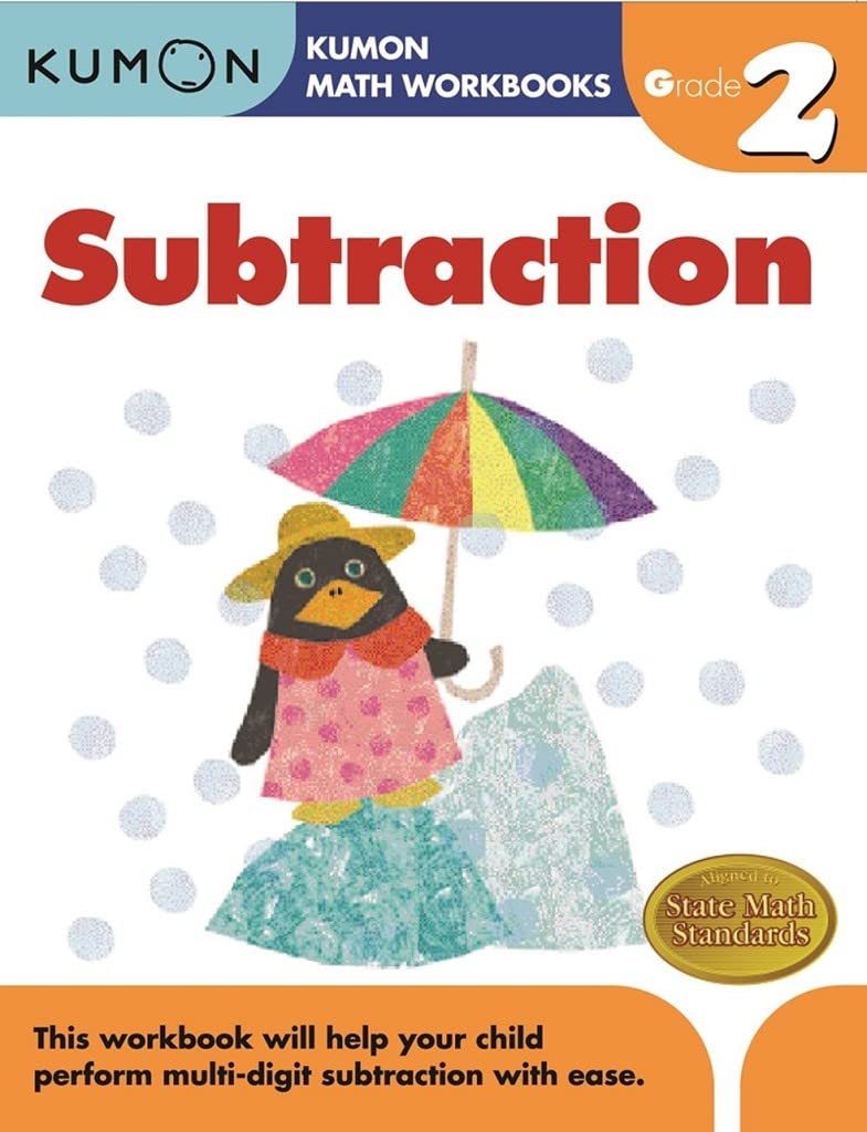 Libro: Kumon Grade 2 Subtraction (Kumon Math Workbooks), Ages 7-8, 96 pages