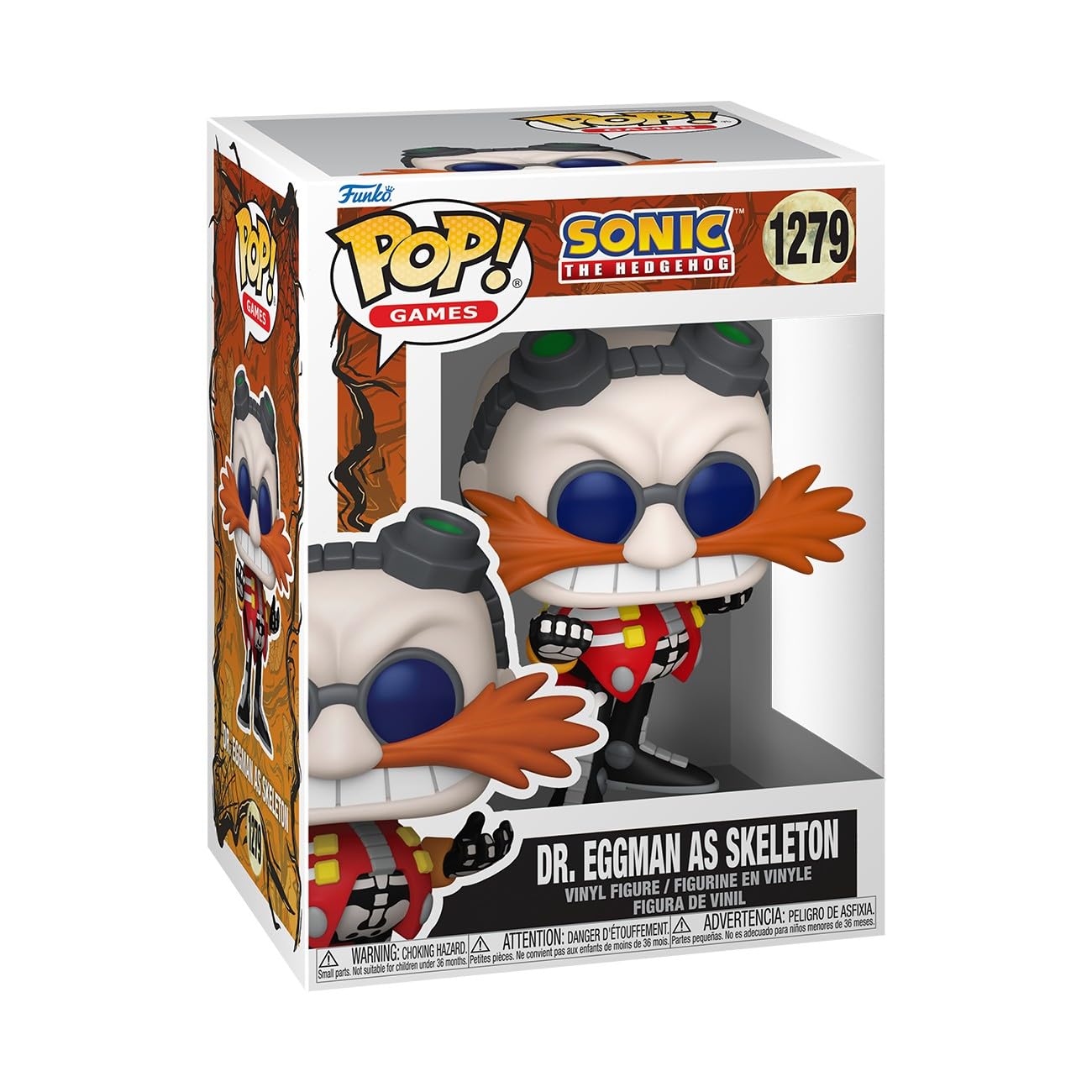 Funko Pop! Videojuegos: Sonic the Hedgehog - Dr. Eggman As Skeleton - Modern Sonic