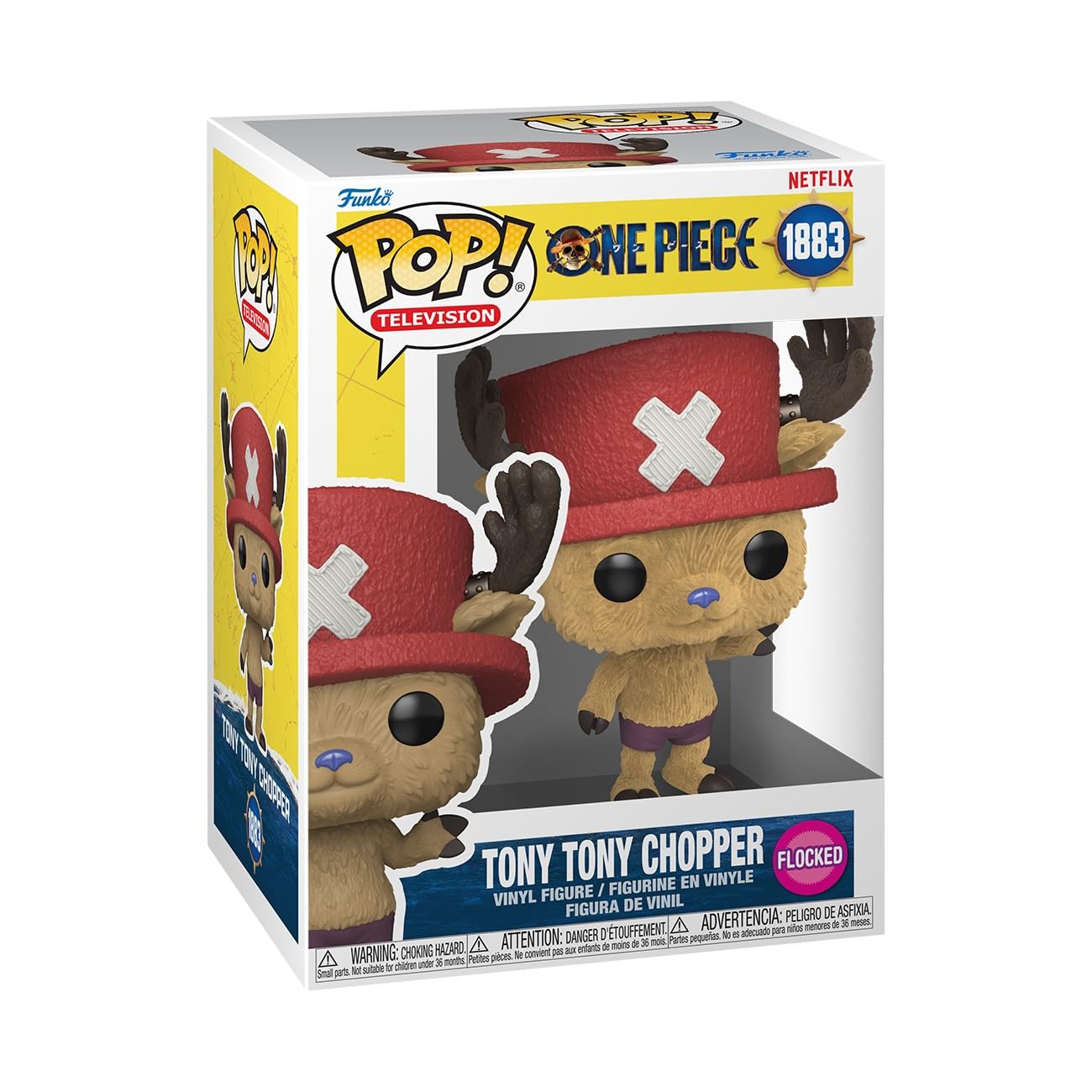 Funko Pop! TV: One Piece - Tony Tony Chopper - Flocked