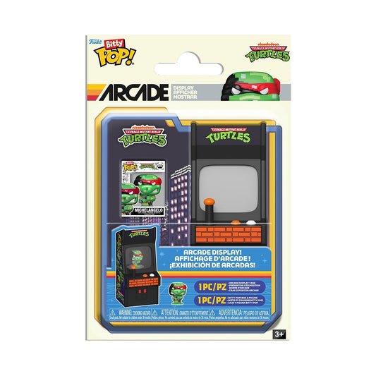 Funko Bitty Pop! Arcade Cabinet: Teenage Mutant Ninja Turtles - Michelangelo