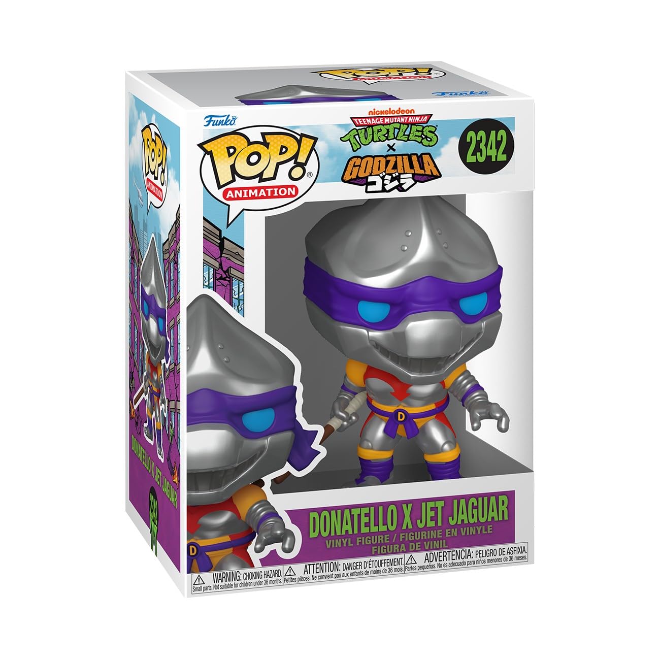 Funko Pop! Animación: Godzilla X Turtles - Donatello x Jet Jaguar