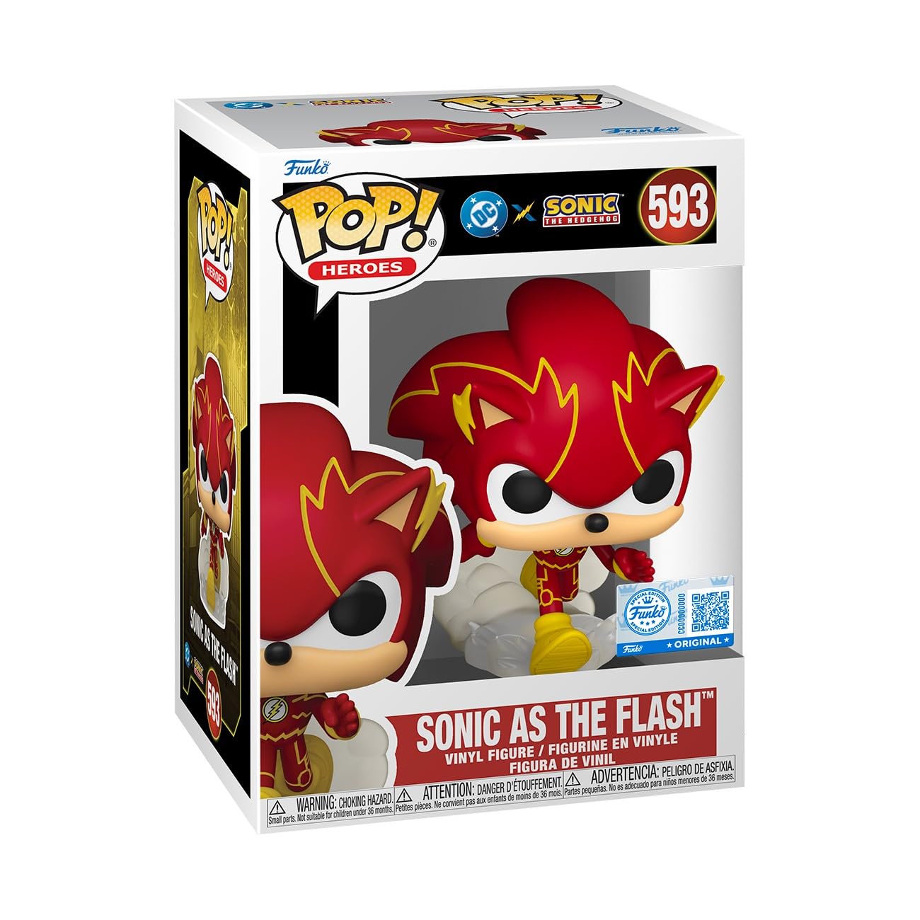 Funko Pop! Heroes: Justice League & Sonic - Sonic/Flash Hybrid