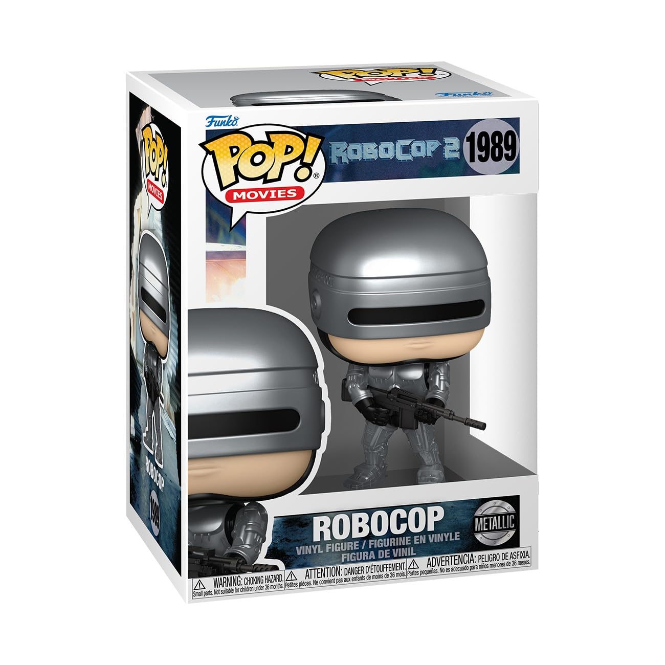Funko Pop! Películas: Robocop - Robocop (Metálico) with Chase