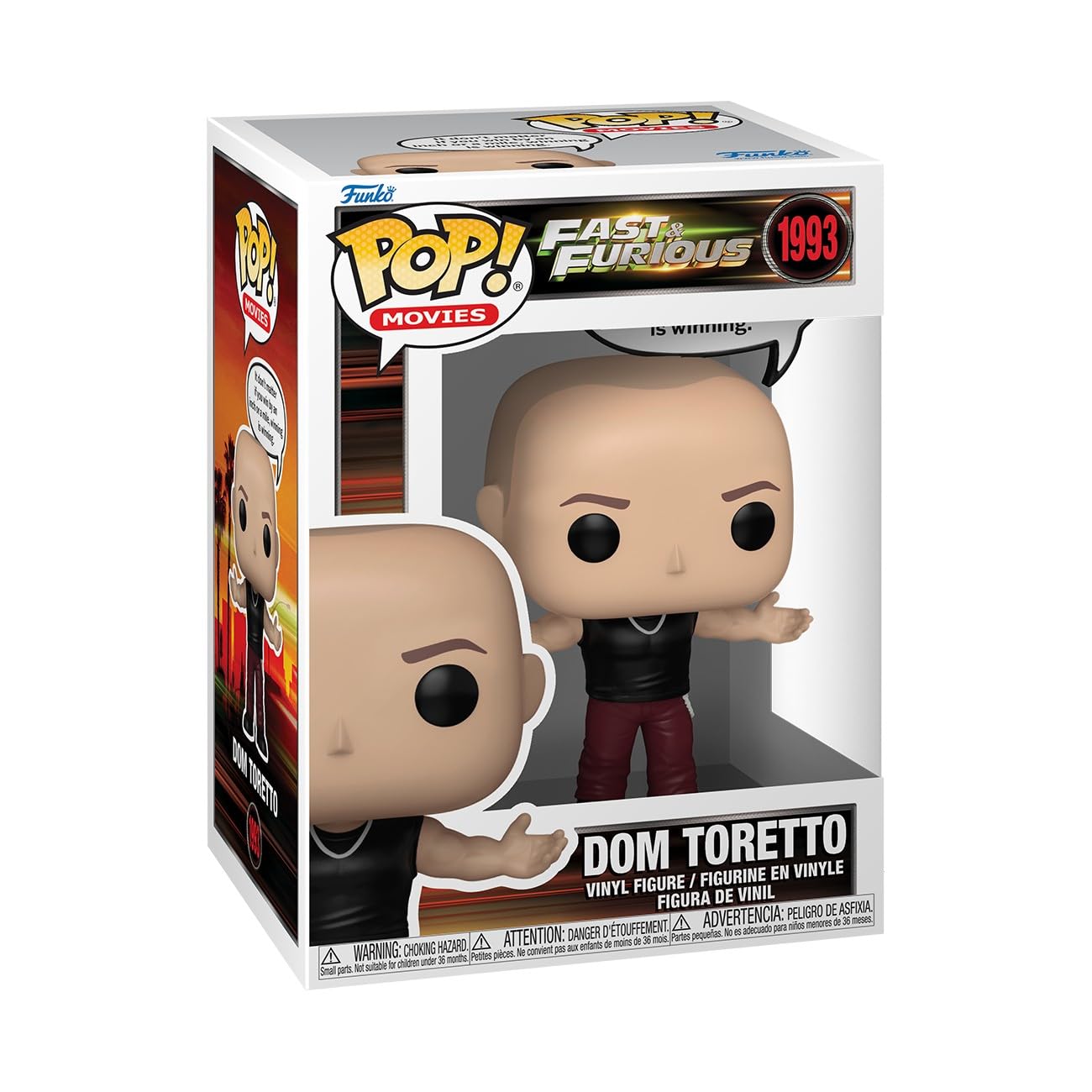 Funko Pop! Sayings: Fast & Furious - Dom Toretto