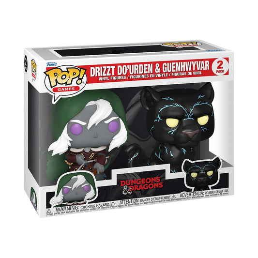 Funko Pop Games: Dungeons & Dragons - Drizzt & Guenhwyvar 2 Pack - D&D