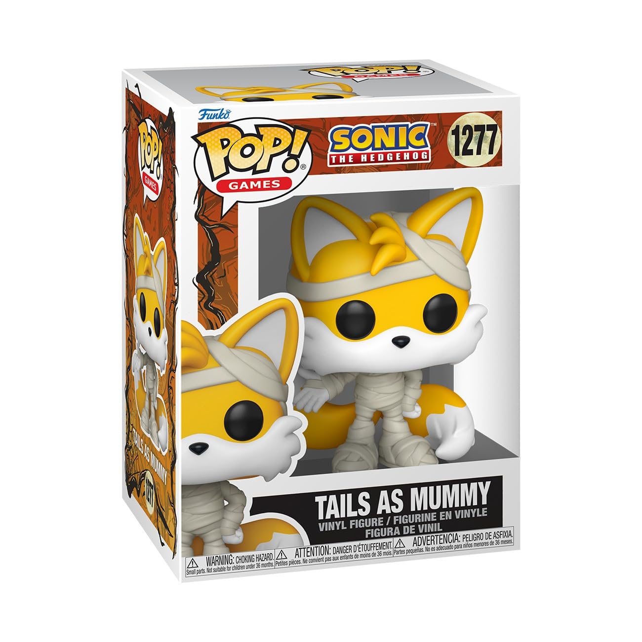 Funko Pop! Videojuegos: Sonic the Hedgehog - Tails as Mummy