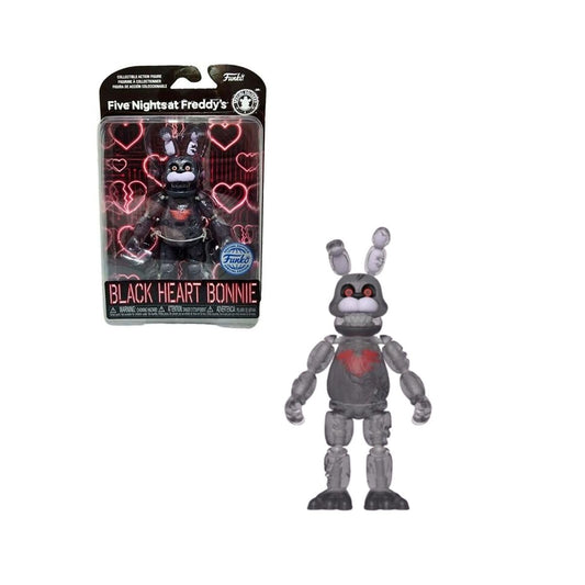 Funko Action Figures: Five Nights at Freddy's - Black Heart Bonnie *Brilla en la Oscuridad* (Walmart Exclusivo)