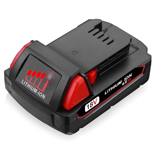 Batería-SKYON-18V-4Ah-48-11-1820-de-repuesto-para-M-18-48-11-1820-2.0Ah-36Wh-48-11-1815-1.5Ah-27Wh-48-11-1835-3.0Ah-54Wh,-batería-compacta-compatible-con-herramientas-eléctricas-inalámbricas-Milwaukee-de-18V.