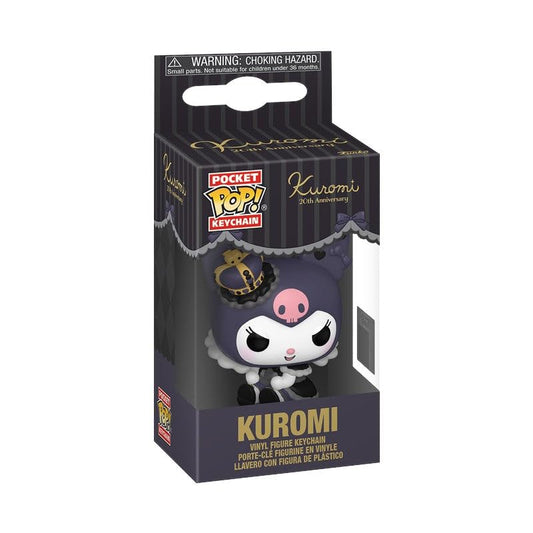 Funko Pocket Pop Cartoon Animation: Sanrio - 20th Anniversary - Kuromi 110 Keychain