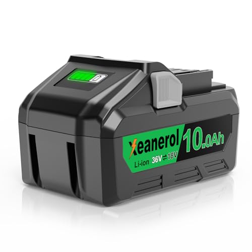 Reemplazo-de-Xeanerol-Upgrade-de-36-V/18-V-y-10,0-Ah-para-batería-multivoltaje-Metabo-HPT,-compatible-con-baterías-Metabo-de-36-V/18-V,-herramientas-eléctricas-inalámbricas-371751M,-372121M,-BSL36A18-y-BSL36B18.
